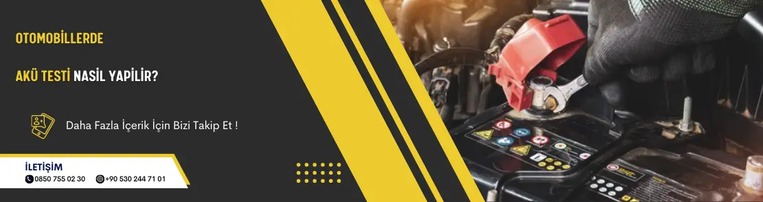 Otomobi̇llerde Akü Testi̇ Nasil Yapilir?