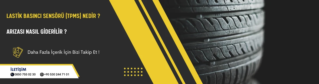Lasti̇k Basıncı Sensörü (Tpms) Nedi̇r ? Arızası Nasıl Gi̇deri̇li̇r ?